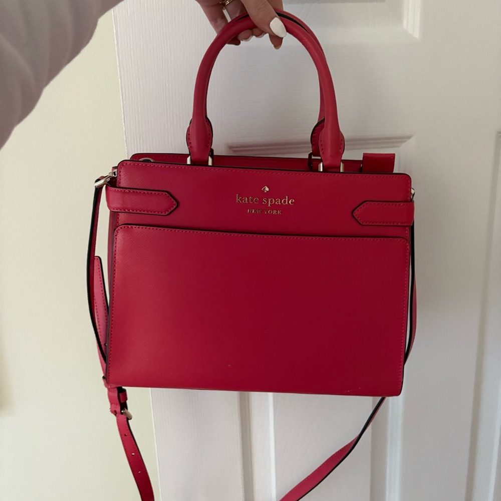 Kate Spade Red Bag perfect condition - Picture 6 of 11